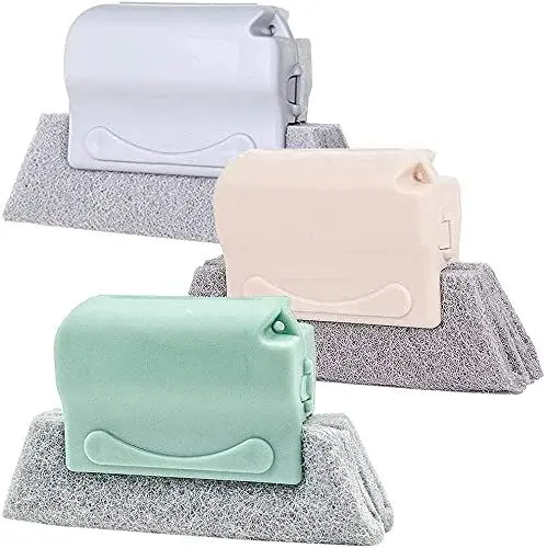 Produktbild: 3Pcs Rillenreinigungsbürste,Magische Fensterreinigungsbürste, Reinigungsbürste Fenster für Schnelle Fenster Reinigung Aller Ecken und Lücken Magische Fensterreinigungsbürste Rillenreinigungsbürste
