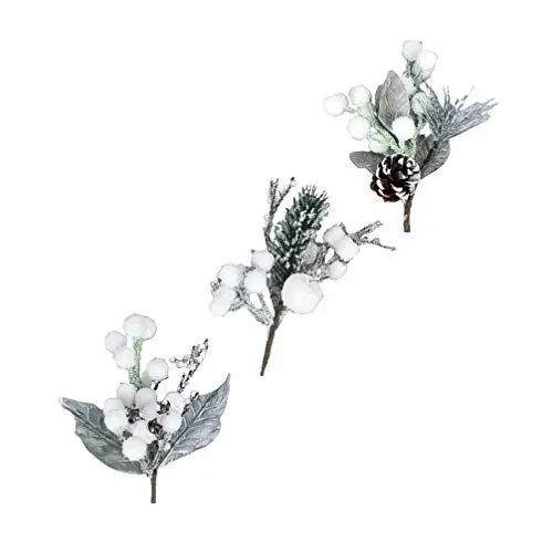 Produktbild: Künstliche Weihnachten Kiefer Stiele Grün Kiefer Pick Weihnachten Baum Ornament Zufällig Stil
