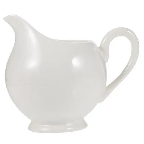 Produktbild: 3St Milchbecher kaffeekanne kaffeekännchen coffee kettle milchkrug Milch servieren Teetassen aus Knochenporzellan Saft kaffeetassen Krüge für Kaffeesirup Kaffeebecher Keramik Weiß Amosfun