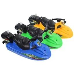 Produktbild: 3St Motorboot Kinderspielzeug Boote für Badewanne Badeboot-Spielzeug Haargummis Spielzeuge Boot Spielzeug Bootsspielzeug EIN Bad nehmen Segelboot Schwimmbad Uhrwerk Baby Plastik