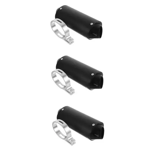 Produktbild: 3St -Schalldämpferrohr ATV-Auspuffschalldämpfer universal Auspuffspitze Universal passend für Motorräder Offroad Motorradauspuff Schalldämpferspitze iplusmile