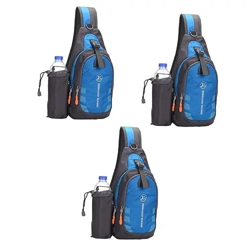Produktbild: 3St Umhängetasche umhängebeutel Nylon-Rucksack fahradrucksack Bike Rucksack Trekking Rucksack Biker Rucksack Schulter Brusttasche Sporttasche Multifunktion Wasserkocher Reisen