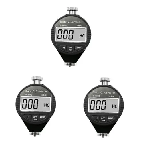 Produktbild: 3St kunststoffschale kunststoffgehäuse lcd monitor blacki lcd display Mehrzweck-Durometer swor plastikkoffer LCD-Anzeige ösch noir the black Flüssigkristall Härtetester Reifen