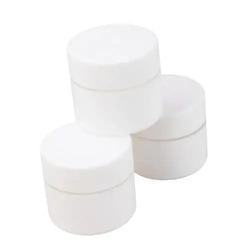 Produktbild: 3St reisekosmetikbehälter schmuckbehälter behälter für gewürze Make-up-Behälter klarer Behälter Buttercreme kleine Sahneflasche Kosmetikflasche wenig Sahne Container Probe Weiß
