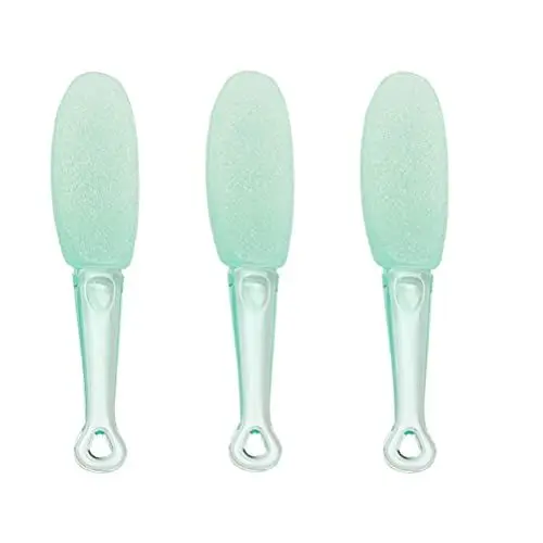 Produktbild: 3st Bimsstein Kristall-pediküre-datei Fußschleifer Pediküre-reibe Für Die Füße Fuß Reibe Werkzeuge Für Die Fußpflege Weißer Stahl-jade-sand Knusprig Fußreibbrett