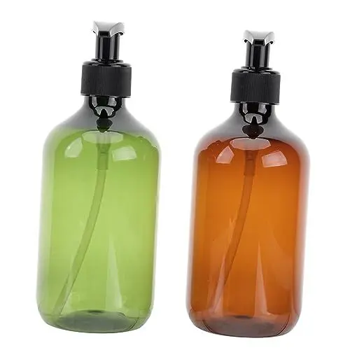 Produktbild: MAGICLULU 3stücke Pumpflasche Aus Pet-Material Nachfüllbar Und Wiederverwendbar Für Flüssigseife Ätherische Öle Und Körperlotionen Mit Sprühpumpe Farbe Zufällig
