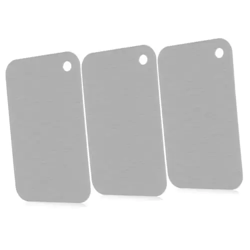 Produktbild: 3st Hackklotz Kommerzielles Schneidebrett Schneidblock Für Die Küche Faltbar Bretter Klappbares Schneidebrett Schalter Schneidebrett Über Der Spüle Nudelbrett Stahlblock Silver Alipis