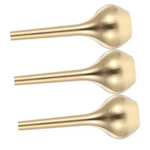 Produktbild: 3st Minivase Aus Messing Knospenvase Kleine Blumenware Tischvase Als Herzstück Goldvase Für Tafelaufsätze Rustikale Dekovase Pflanzenspender Kupfer Antiquität Pflanzenständer
