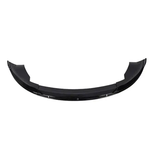 Produktbild: 3-stufiger Frontsto?stangen-Lippenspoiler-Splitter und Body-Kit aus ABS-Ersatz den Frontlippenschutz ab 2023 (Helles Schwarz),Modifikation der Innen und Au?endekoration von
