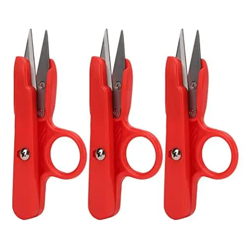 Produktbild: 3-teilige Fadenschere, Edelstahl-Fadenschere, Garn-Faden-Bastelschere, Schneider, Nähzubehör, Kleine Stoffschere, Nähschere, Garnschere Zum Nähen, Stoffbasteln