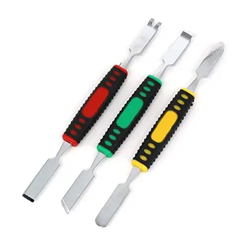 Produktbild: 3-teiliges Metall-Set, Hebel-Öffnungswerkzeug, Reparaturwerkzeug, Tablet, Computer, Öffnungswerkzeuge, kleine Metall-Spudger, Hebelwerkzeuge