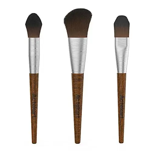Produktbild: 3-teiliges Modell-Reinigungsbürsten-Set (Premium-Holzgriff), weiche Figur-Staubbürste, professionelle Staubbürste für Statuen, Sammelfiguren, Hobby-Basteln…