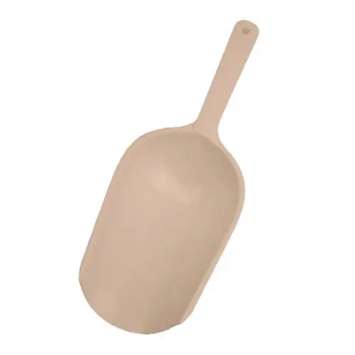 Produktbild: 3-teiliges Schaufel-Set, 3-in-1-Eisschaufel-Set, Mehrzweck-Kunststoff-Küchen-Lebensmittelschaufel, Eisschaufel, Geeignet für Reismehl, Trockene Lebensmittel, Popcorn, Kaffeebohnen, Tiernahrung, Weiß