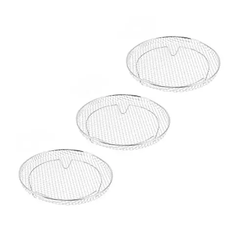 Produktbild: 3-teiliges Trockenregal aus Edelstahl, für den Korb, Trockenregale, Zubehör