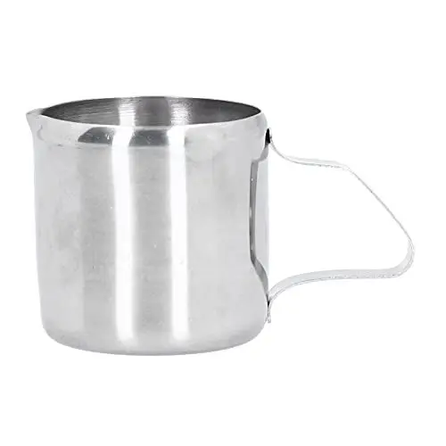 Produktbild: 3-Unzen-Milchaufschäumkrug, Edelstahl-Kaffeewerkzeug, Dampfkrug mit Dekorierstift und Art-Deco-Stift, Milchkännchen, Kaffeetasse zur Herstellung von Cappuccino-Latte