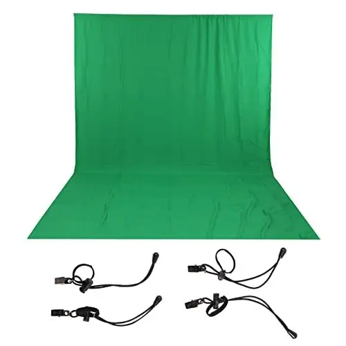 Produktbild: 3x6m Fotografiehintergrund Green Screen Chromakey Hintergrundtuch für Fotostudio Video