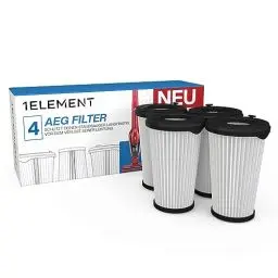 Produktbild: 4 Filter für AEG Staubsauger (CX7, CX7-2 & QX8) ersetzt AEF150 - Ersatzfilter Filterset für Akkusauger