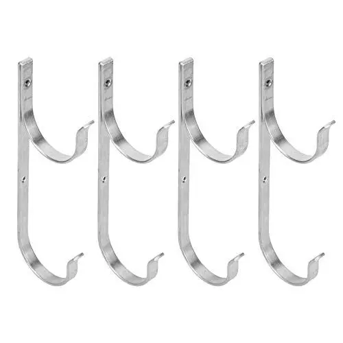 Produktbild: 4 Haken aus Aluminiumlegierung für Poolstangen, Verstellbares Teleskop Aufbewahrungszubehör, Langlebiger Kleider und Handtuchhalter für Schwimmausrüstung und Gartengeräte