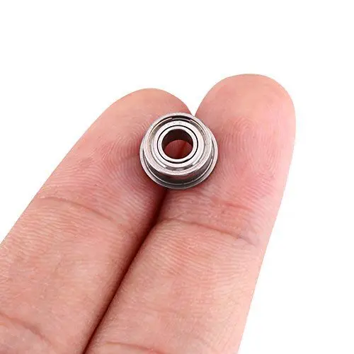 Produktbild: 4 Mm Stahllager, 9 Mm Außendurchmesser, Kugellager für 3D-Drucker, Quadrocopter, Modell, 10 Stück Miniatur-Flanschlager mit Hochwertigem Stahlmaterial