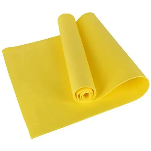 Produktbild: Prevessel 4 Mm Yoga-Matte, EVA, Rutschfest, Fitness, Schlankes Yoga, Heim-Gymnastik-Übungsmatten, Pilates-Gymnastik-Übungspads, Fitness-Matte (Gelb)