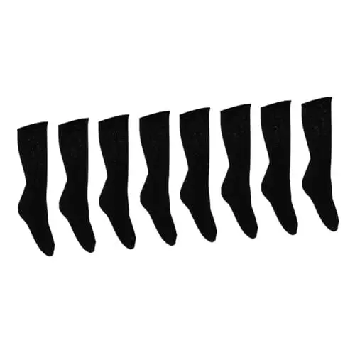 Produktbild: 4 Paar Socken Aus Reiner Baumwolle Thermosocken Bequeme Socken Für Herren Socken Mit Breitem Bett Herrensocken Schwarze Socken Für Herren Socken Für Damen Geschmeidige Beaupretty