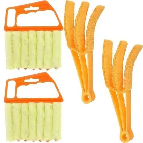 Produktbild: Fenglin-joy 4 STK Reinigungsbürsten für Jalousien,Jalousienreiniger Lamellen mit Jalousie Staubbürste und 7-Finger Staubbürster für die Reinigung von Fenstern und Klimaanlagen