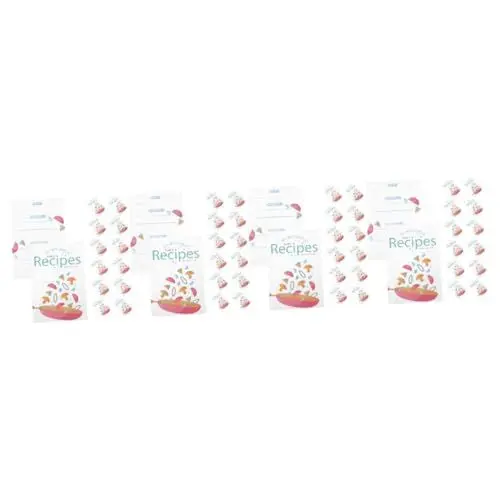 Produktbild: 4 Sätze Rezeptkarte Für Die Küche Notizkarten Kochen Küchenrezeptkarte Menükarten Kochrezeptkarten Küchenrezepte Küchenzubehör Rezeptpapier Für Den Täglichen Gebrauch 50 Stück * 4 TOPBATHY