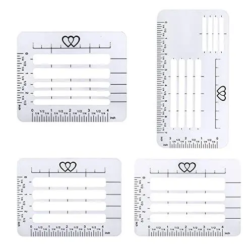 Produktbild: prtsftrb Adressenschablone für Umschläge, Dankeskarten, Festivalkarten, Hochzeitseinladungen, 4 Stile