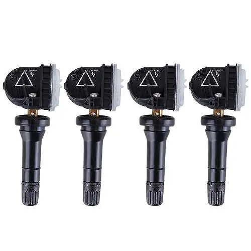Produktbild: 4 Stück 2036804 Reifendrucksensor Kompatibel für Ford Galaxy S-Max Edge Fiesta Mondeo Mustang Reifendruckkontrollsystem 2318453, 5291383, 2036804 Reifendruckkontrollsensor