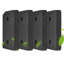 Produktbild: 4 Stück 9164761 Filter für Miele T1 Trockner Grob und Fein Filter Fusselfilter Schaumstoff Sponge Schwammfilter Filtermatte Kondenstrockner Fusselfilter Schaumstoff Schaumfilter Sponge(FARBE:schwarz)