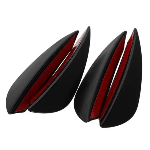 Produktbild: iplusmile Auto-frontlippensplitter-kit 4-teilig Abs-material Autozubehör Auto-heckspoiler-flossenschutz Einfache Installation