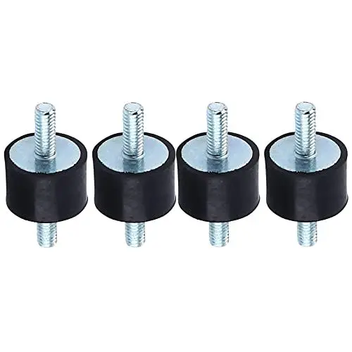 Produktbild: 4 Stück Gummilager, Gummi-Vibrationsisolator, Geräuschkontrolle, Anti-Vibrations-Schockdämpfer für Luftkompressoren, Motoren, Wasserpumpen