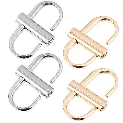 Produktbild: 4 Stück Gurtverstellschnalle Kettenlänge Schnalle Kürzen Metallschnallen Für Taschenriemen Geldbeutel Kettenspanner Taschengurtclips Für Legierung Befestigen Rucksackschnalle
