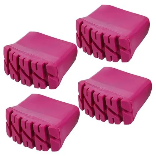 Produktbild: 4 Stück Klappbare Leiterfüße Trittleiter Aluleiter Ersatzteile Leiter-fußpolster Schutzpolster Für Leiterbeine Leiterbeinpolster Leiterschutz Easyclix Gummi Teleskopleiter Zubehör