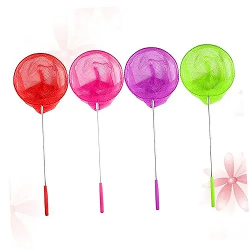 Produktbild: HOOTNEE Teleskop-fangnetz Aus Edelstahl Mit Ausziehbarer Stange Zum Fangen Von Insekten Und Kleinen Fischen Im Freien Für Kinder