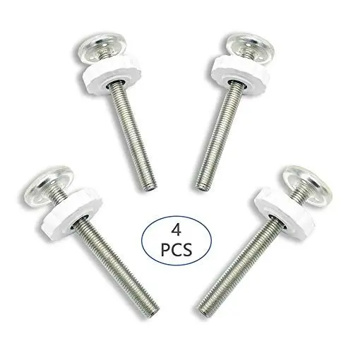 Produktbild: 4 Stück M10 Druckmontierte Babytore Gewindespindel Stangen Walk Thru Tore Zubehör Schrauben Schrauben für Treppengitter Hundegitter