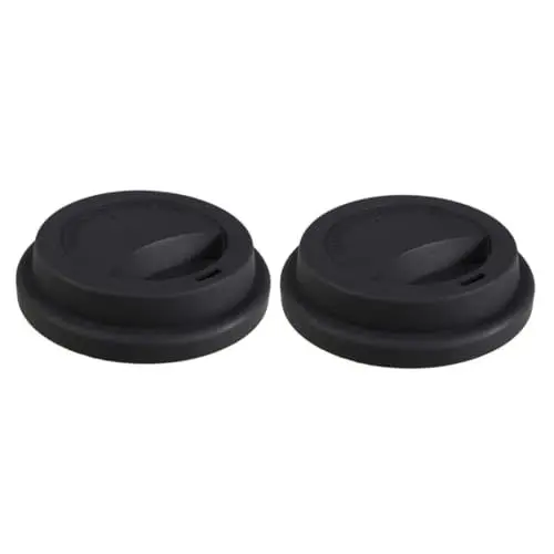 Produktbild: 4 Stück Reisebecherdeckel Silikon-kaffeetassendeckel Silikon Tasse Abdeckung Tee Becher Deckel Reisebecher Deckel Silikonbecherabdeckungen Kaffeebecher Einweg Porzellantasse Runden