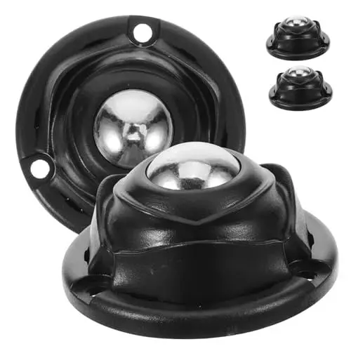 Produktbild: 4 Stück Selbstklebende Rollen Räder der Aufbewahrungsbox Geräteräder für Küchengeräte rollfüße für möbel Möbelrollen Mülleimer Lenkrollen Geräterollen kleine Räder Haushalt Minirad