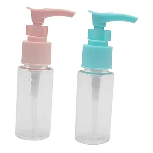 Produktbild: FELTECHELECTR 4 stücke 40ml Home Reise Spender Dicht Seife Flasche Presse Pumpe Rosa Blau