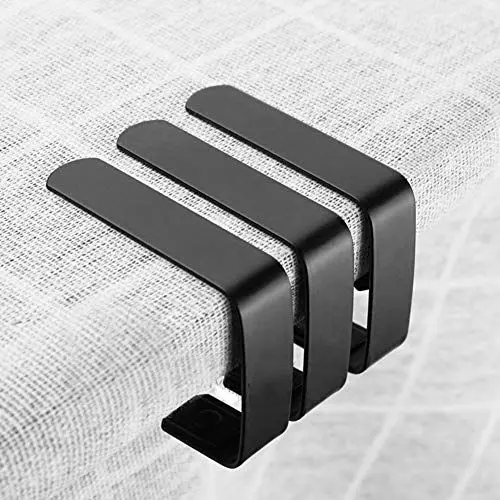 Produktbild: 4 Stück Tischdeckenhalter-Clips, rutschfeste Tischdecken-Clips, 5 X 4 cm. Geeignet für Tische mit Einer Dicke von Weniger Als 3 cm für Familienpartys und Picknicks