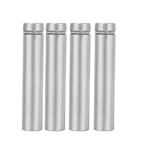 Produktbild: 4 Stücke Glas Abstandshalter 12 * 60/12 * 80mm Edelstahl Werbung Nagel Hohl Selbstschneidende Schraube (12 * 60mm) Shop Schildhalter (12 * 80mm)