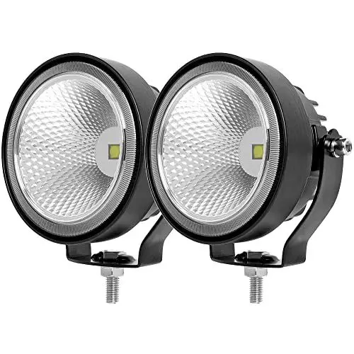 Produktbild: 4 Zoll Led Fahrlicht 60W Weiß Zusatzscheinwerfer Wasserdichtes Arbeitslicht Für Fahrzeuge Motorräder LKW Auto SUV ATV UTV Boot Pickup Traktor 4x4 Off Road 12V 24V Flutlichtscheinwerfer