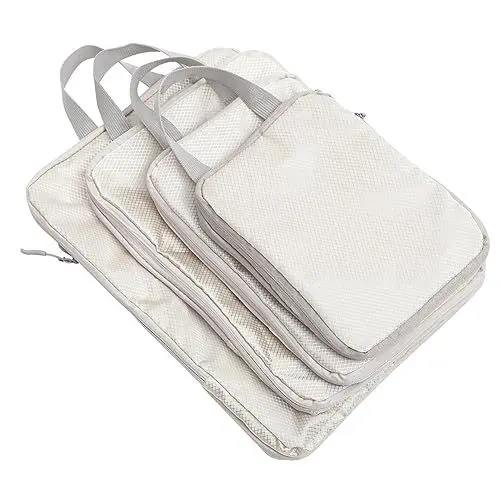 Produktbild: 4 bags düzenleyici große Packwürfel Verpackungswürfel Reisewürfel zum Verpacken -Kompressionsbeutel zum Packen Kleider Wäschesack Wickeltasche reisen