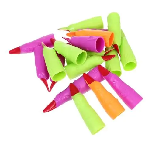 Produktbild: 40 STK Hexennagel-Set Halloween-Fingernägel Vampir falsche Nägel Halloween kostüm nägel Halloween schminke Halloween Make up gefälschte Hexennägel gefälschter Hexenfinger Plastik VICASKY