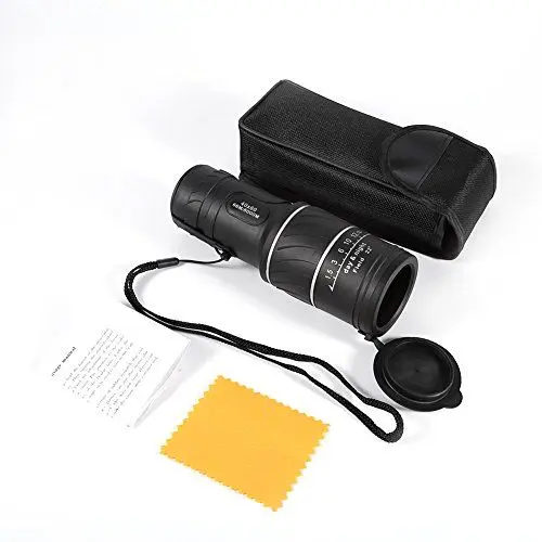 Produktbild: Yosoo Health Gear 40 x 60 HD Monokulares Teleskop, Wasserdicht, Hochleistung, Optisches Teleskop für Wildtiere Vogelbeobachtung Reisen Jagd Konzert Sport Camping Klettern (16 x 5cm)