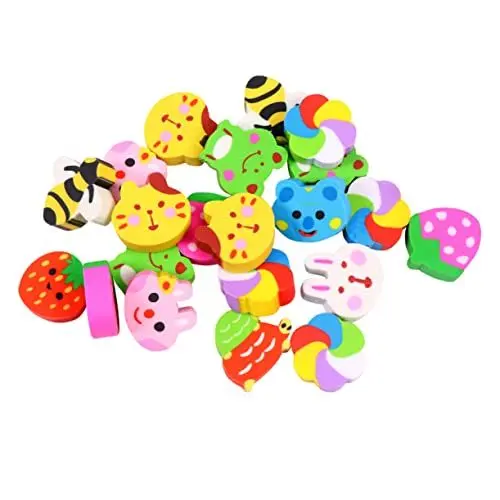 Produktbild: Tofficu Radiergummi-set 400 Stück Zufälliger Stil Kunst-zeichnungs-radiergummis Radiergummi Für Gummi-radiergummi Tier