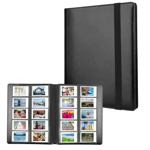 Produktbild: 400 Taschen Fotoalbum für Fujifilm Instax Mini Kamera, Polaroid Kamera, für Fujifilm Instax Mini 11 12 9 40 Evo Liplay 8 7+ Sofortbildkamera, Fotoalbum für Polaroid Kodak HP Zink 2x3