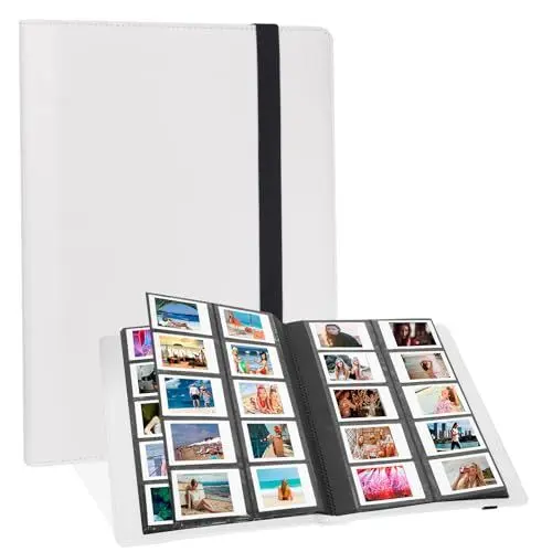 Produktbild: 400 Taschen Fotoalbum für Fujifilm Instax Mini Kamera, Polaroid Kamera, für Fujifilm Instax Mini 11 12 9 40 Evo Liplay 8 7+ Sofortbildkamera, Fotoalbum für Polaroid Kodak HP Zink 2x3
