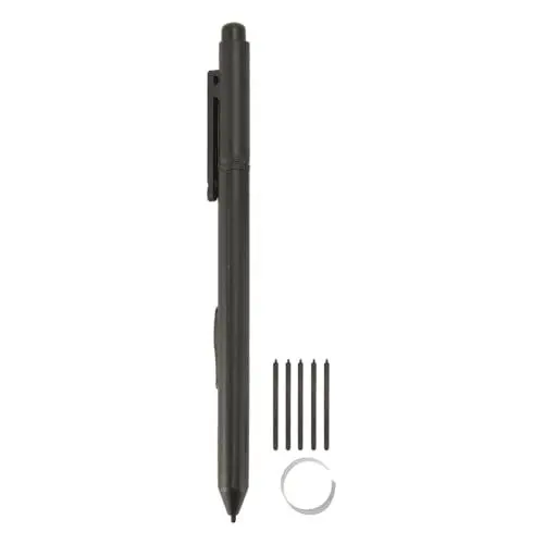 Produktbild: 4096 Sensitivity EMR Stylus, Digitaler EMR Stylus mit Radiergummi, Weicher Spitze und Handballenabweisung, mit 5 Stiftspitzen, EMR Devices Active Stylus für für Tab