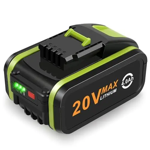 Produktbild: 4.0Ah 20V Akku für Worx 18V/20V WA3553 ASUNCELL Li-Ion Ersatzakku für Worx Elektro- & Gartengeräte Ersatz für WA3551.1 WA3572 WX390 WX176 WX178 WU268 WX166.4 WX372.1 WX800 WX802 WX678 WX550